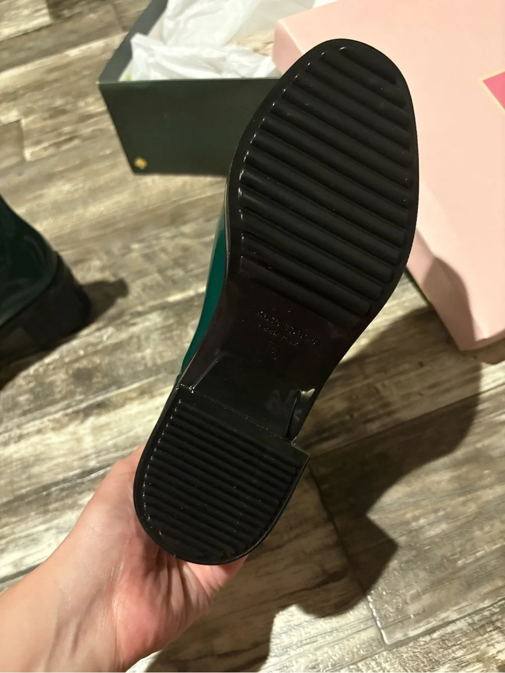Kate Spade New York Puddle Vinyl Zip Rain Booties